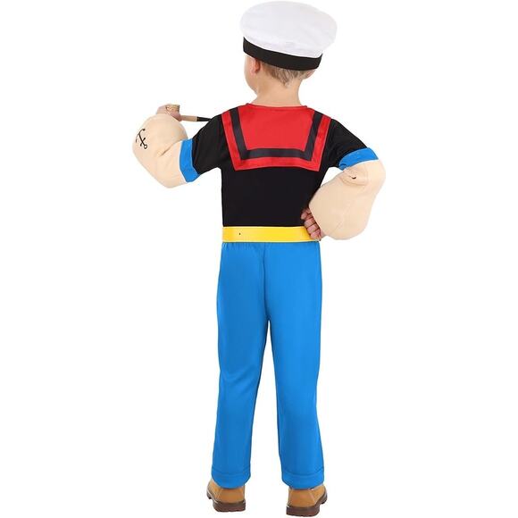 TODDLER POPEYE COSTUME - 3T - 4T - Picture 2 of 9